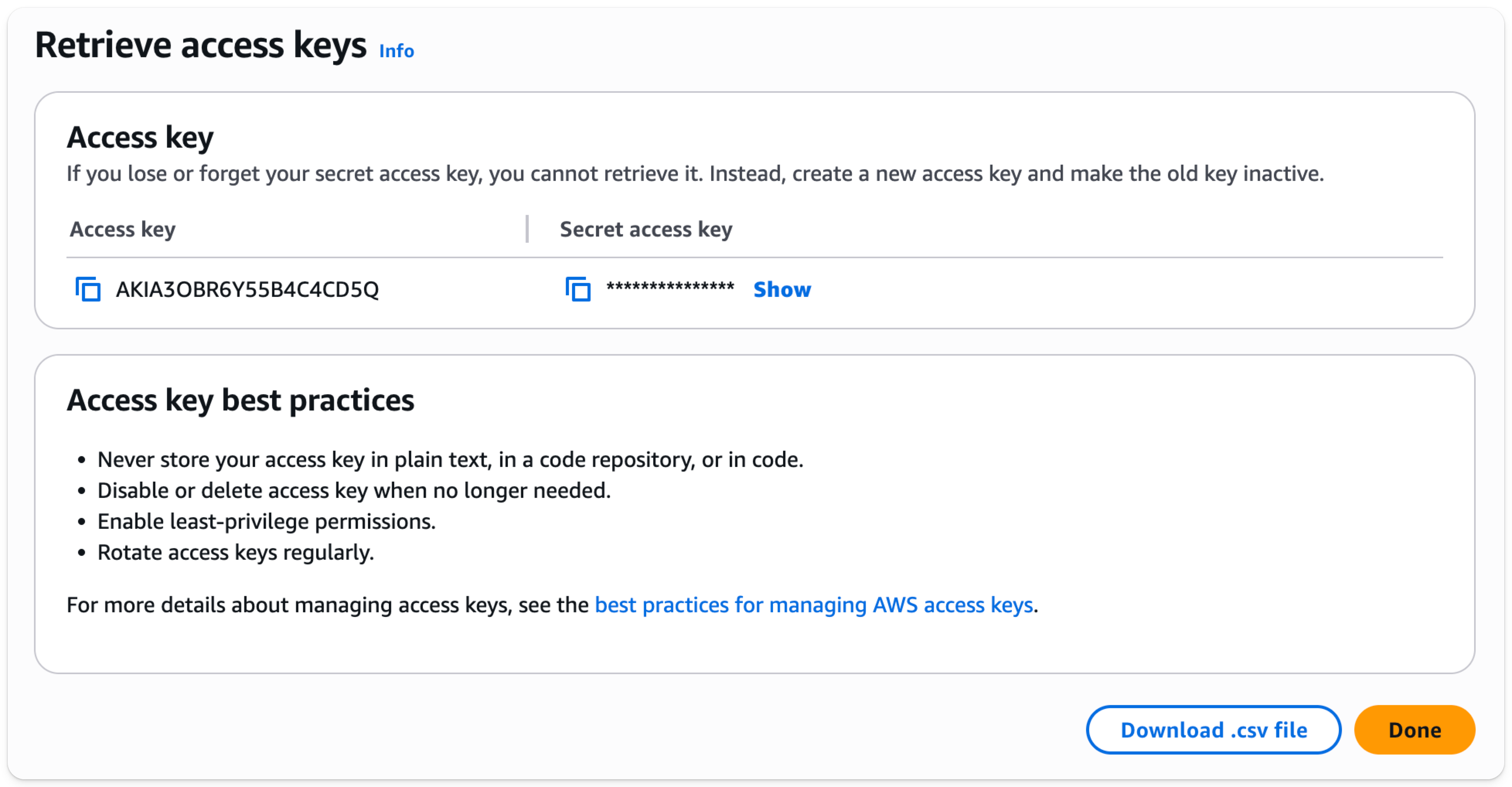 AWS IAM 관리 콘솔 - 새 사용자 추가